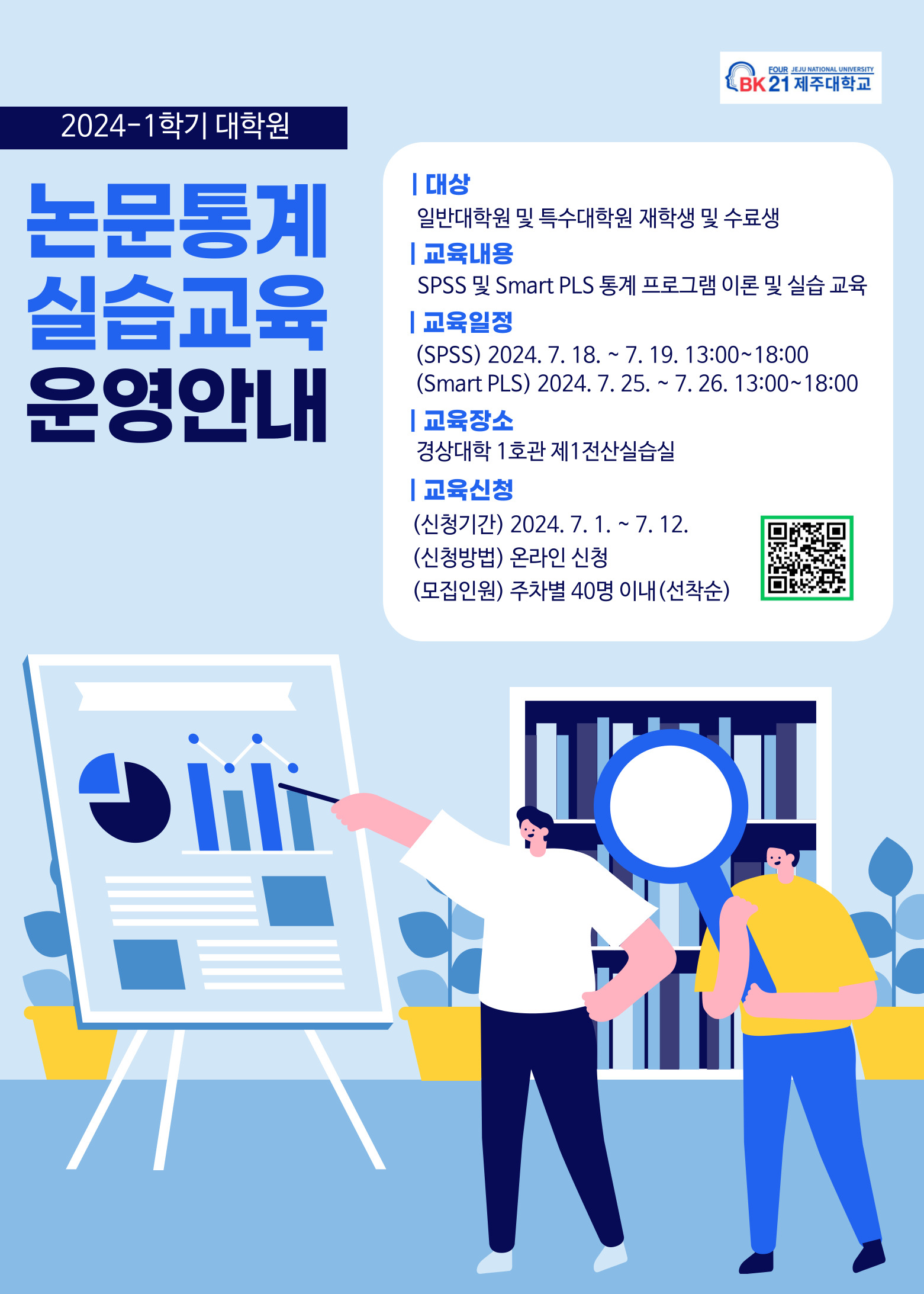 [BK21] 2024-1학기 대학원(일반,특수대) 논문통계 실습교육 운영 안내